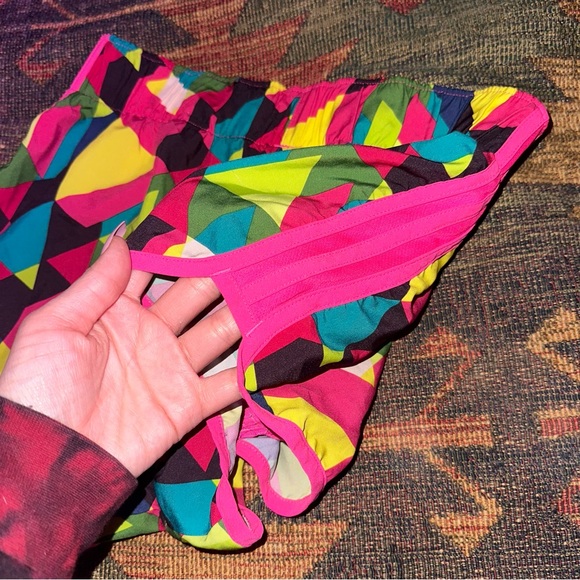 Adidas Colorful Atheltic Shorts with built in underwear - Picture 3 of 7